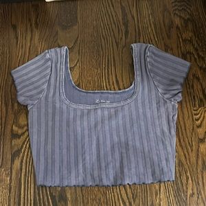Offline Aerie blue crop top